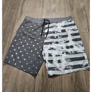 Depart West Board Shorts Men Size 40 Stars & Stripes Multicolor Lightweight 1317